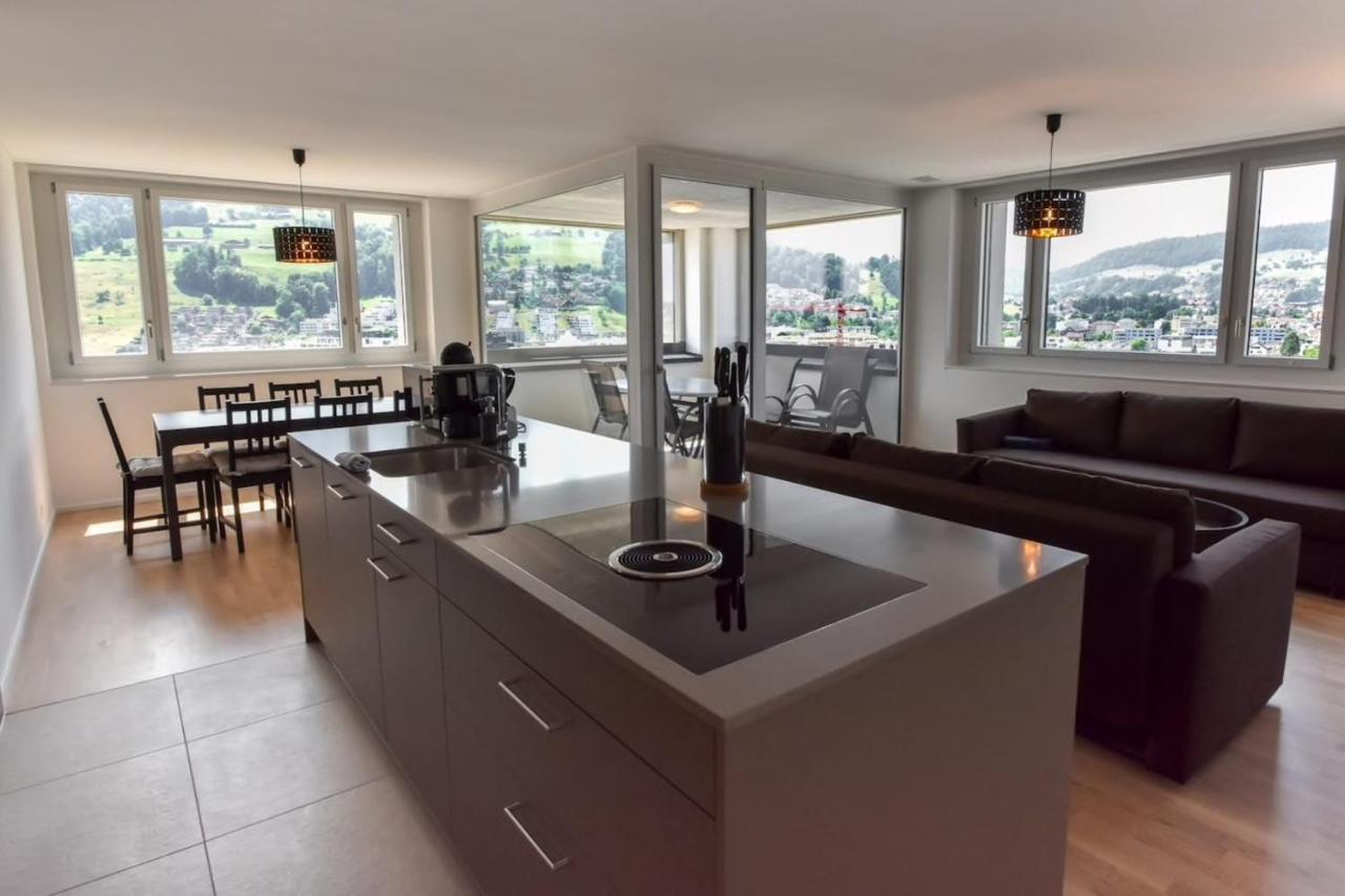 Dream View Apt With Homecinema Netflix & Loggia Lucerne ภายนอก รูปภาพ