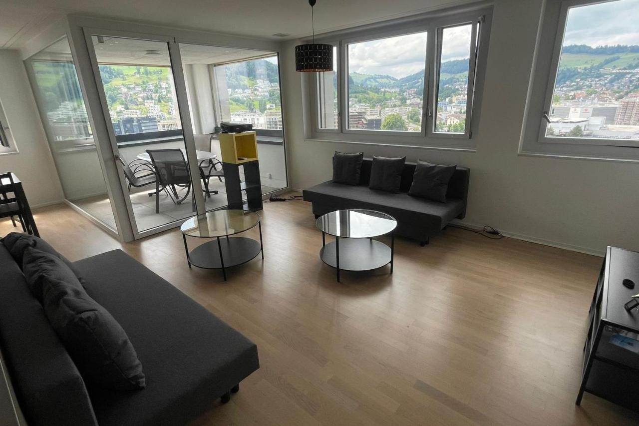 Dream View Apt With Homecinema Netflix & Loggia Lucerne ภายนอก รูปภาพ
